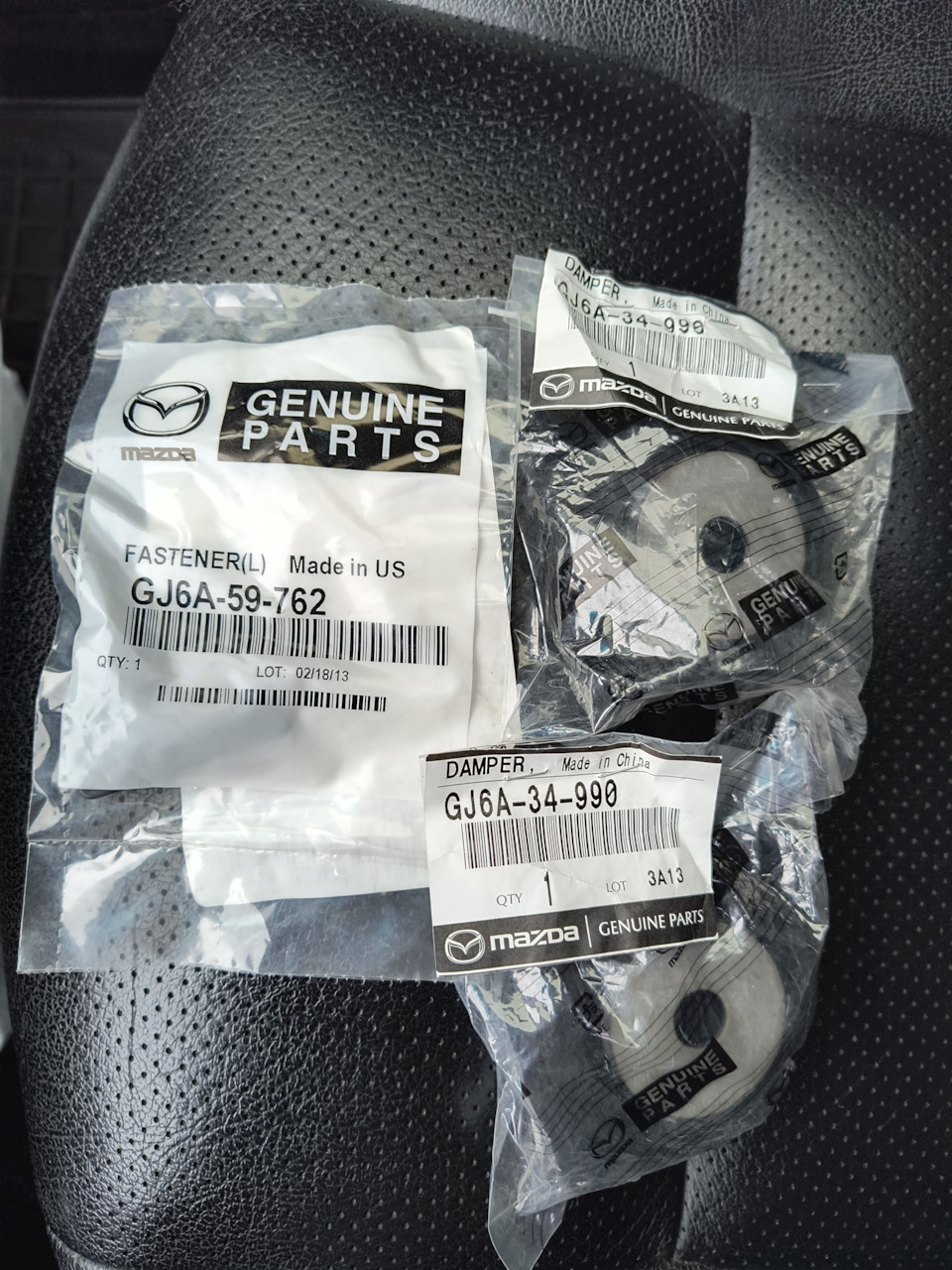 Фото в бортжурнале Mazda 6 (1G) GG. Запчасти на фото: GJ6A59762, GJ6A34990