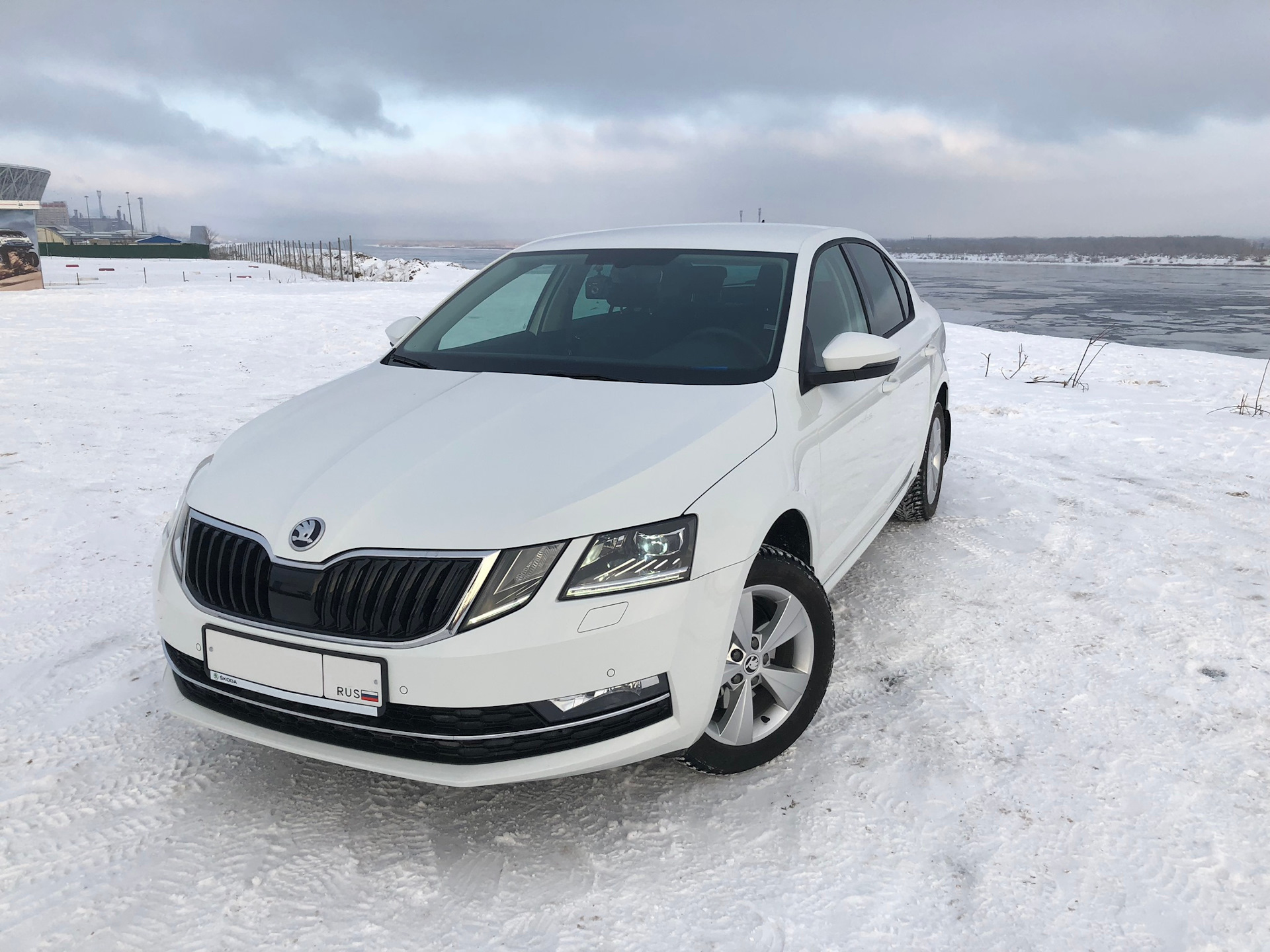 Skoda Octavia a7 зима