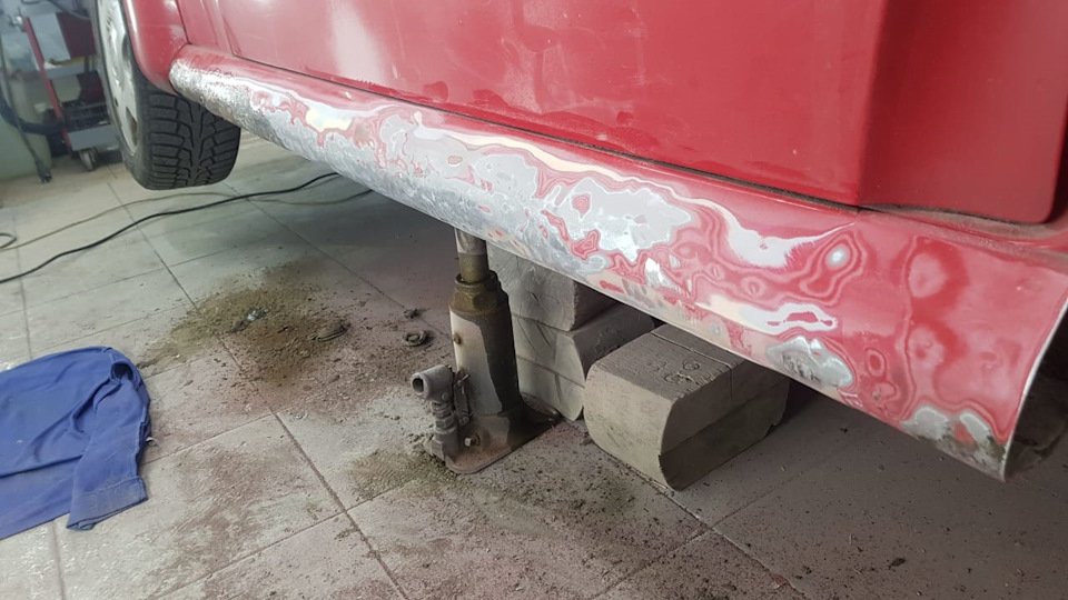 4. ТО-1 (213000 км). Замена шатунных вкладышей и прокладки картера ...