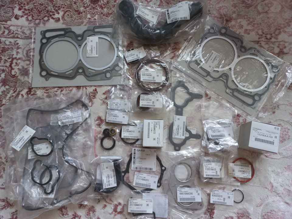 Большое ТО двигателя — Subaru Forester (SF), 2,5 л, 1998 года | визит ...