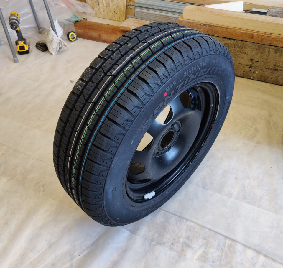 Запаска Continental Conti Cross Contact lx 215/65 R16 — Renault Duster ...