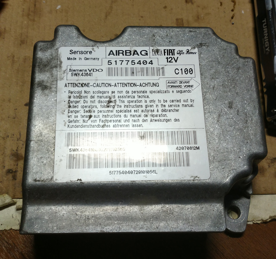 Запчасти на фото: 51775404. Фото в бортжурнале FIAT Bravo II