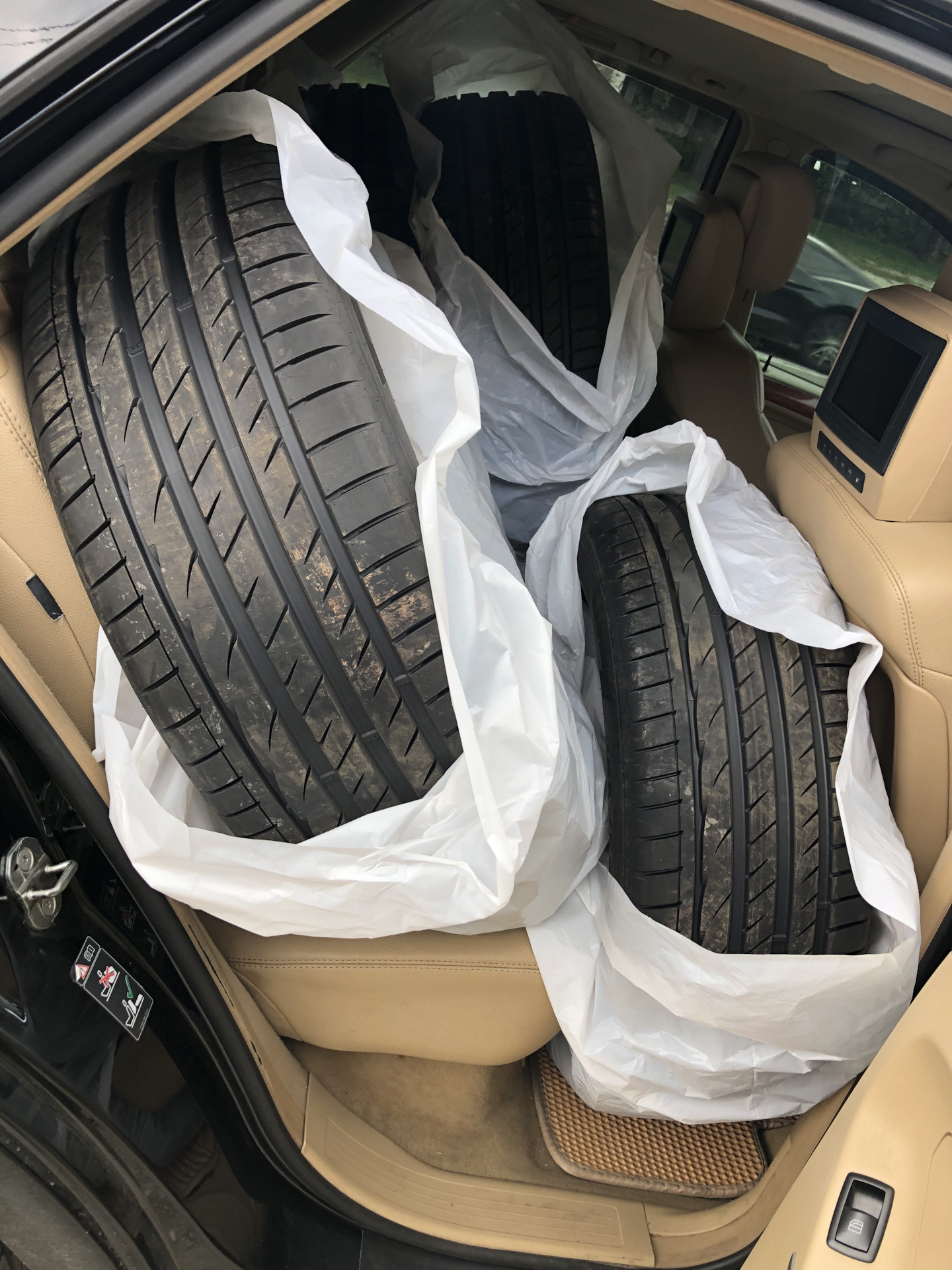 Летняя резина R19 — Mercedes-Benz M-Class (W164), 3,5 л, 2007 года ...