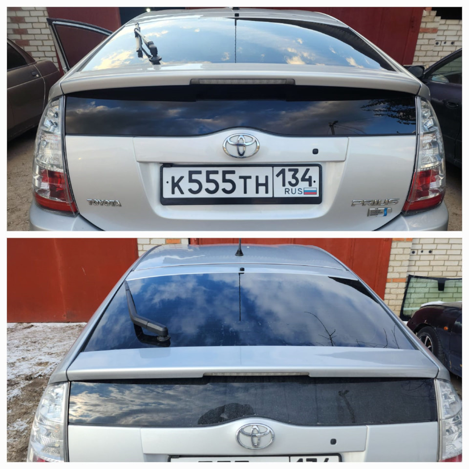 Японская метла, дворники. Чистка впуска, PCV. — Toyota Prius (20), 1,5 л,  2008 года | плановое ТО | DRIVE2