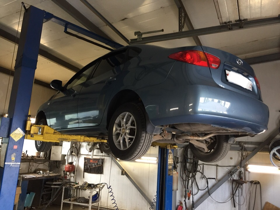 Замена гофры Hyundai Solaris 2010 года, г. Рязань — ЗападАвто на DRIVE2