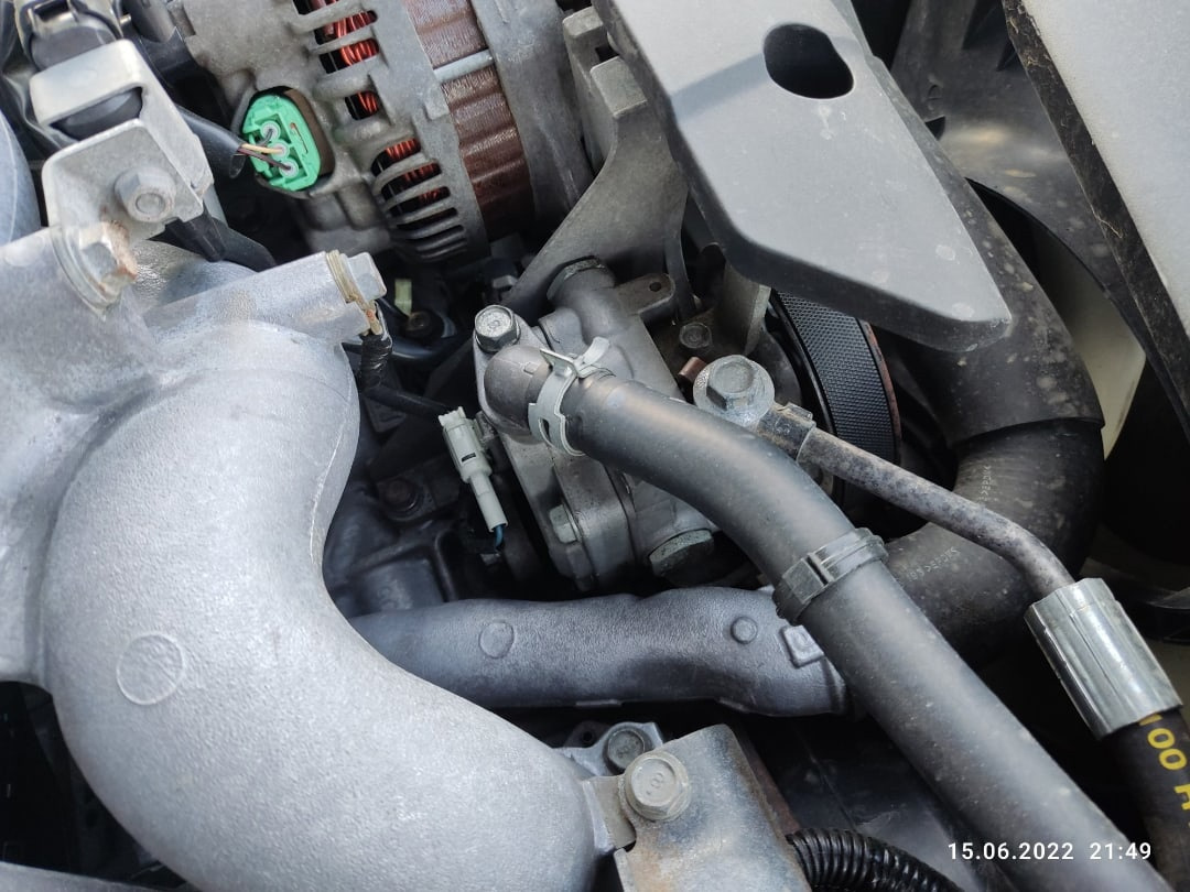 Насос гур, замена рвд. — Subaru Impreza (GE, GH), 2 л, 2007 года ...