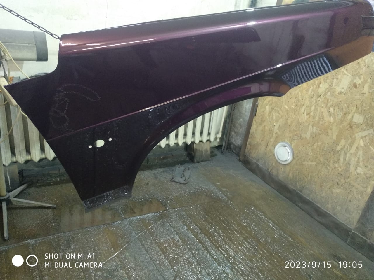 Покраска крыльев и капота (нанесение антигравия) — Lada 2109, 1,5 л ...