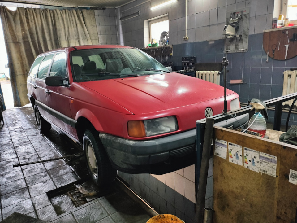 Развал-схождение — Volkswagen Passat B3, 1,9 л, 1992 года | визит на ...
