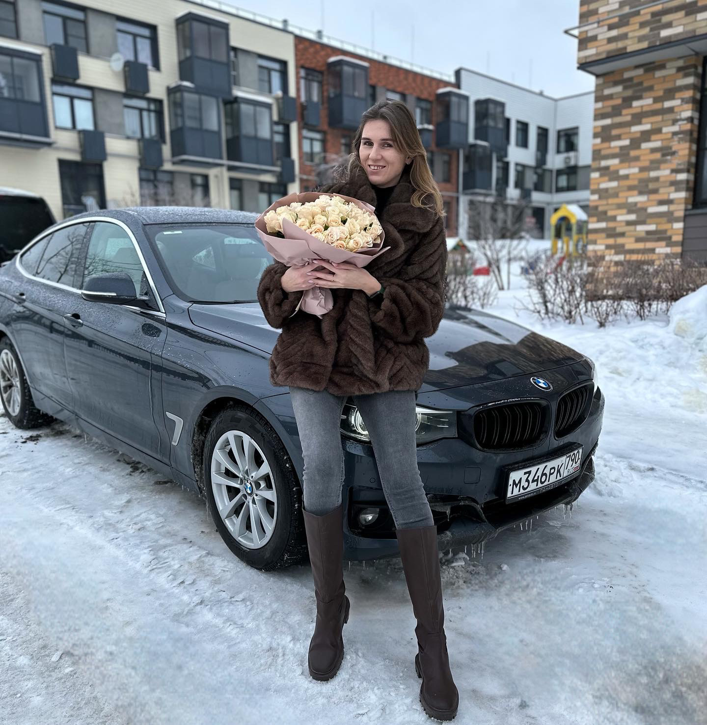 В преддверии 14 февраля💋 — BMW 3 series Gran Turismo (F34), 2 л, 2017 года  | обкатка | DRIVE2