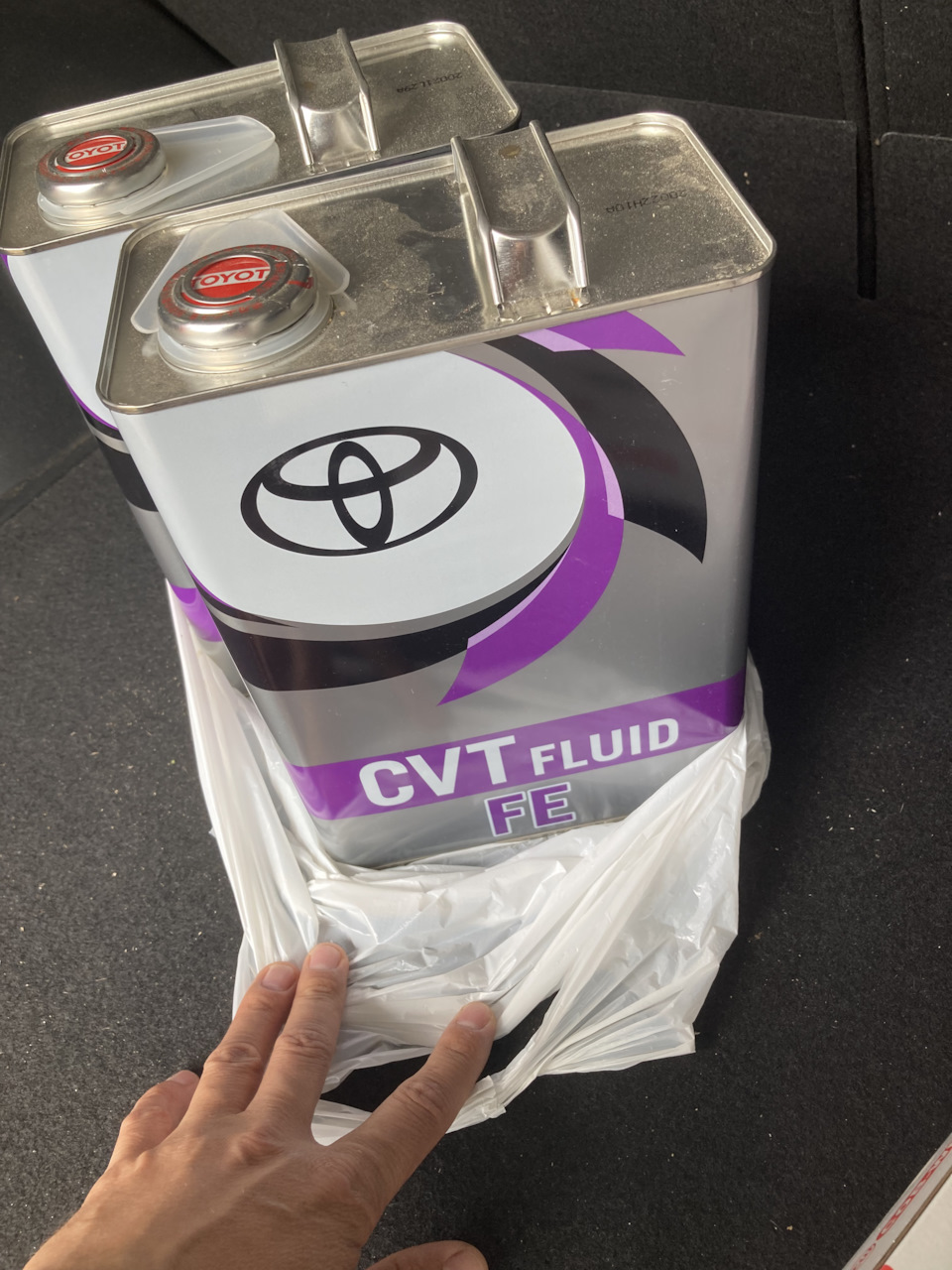 Масло в вариаторе — Toyota Corolla Rumion, 1,5 л, 2013 года | плановое ...