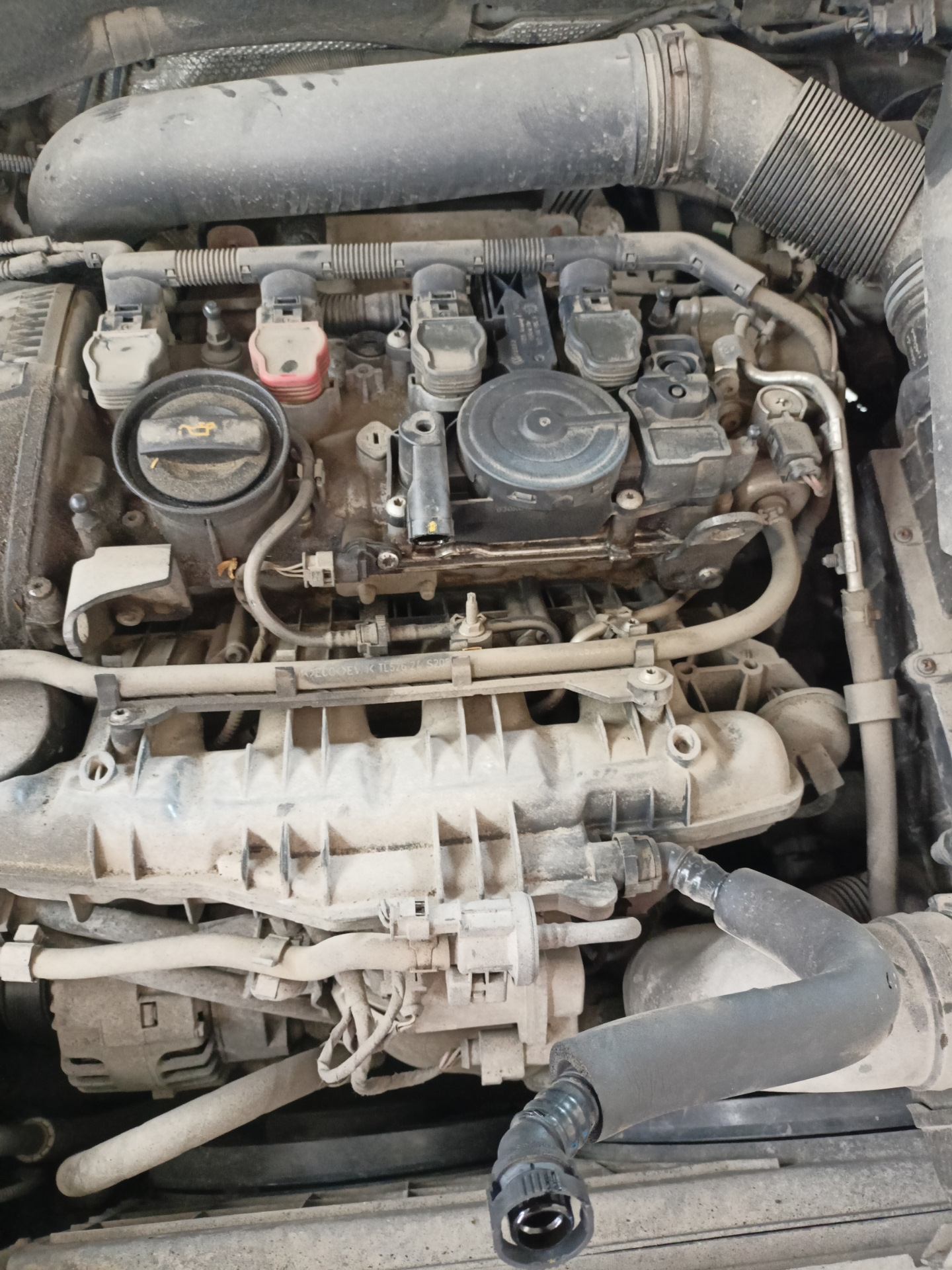 Масло отделитель+ рулевая рейка — Skoda Octavia Mk2, 1,8 л., 2009 года ...