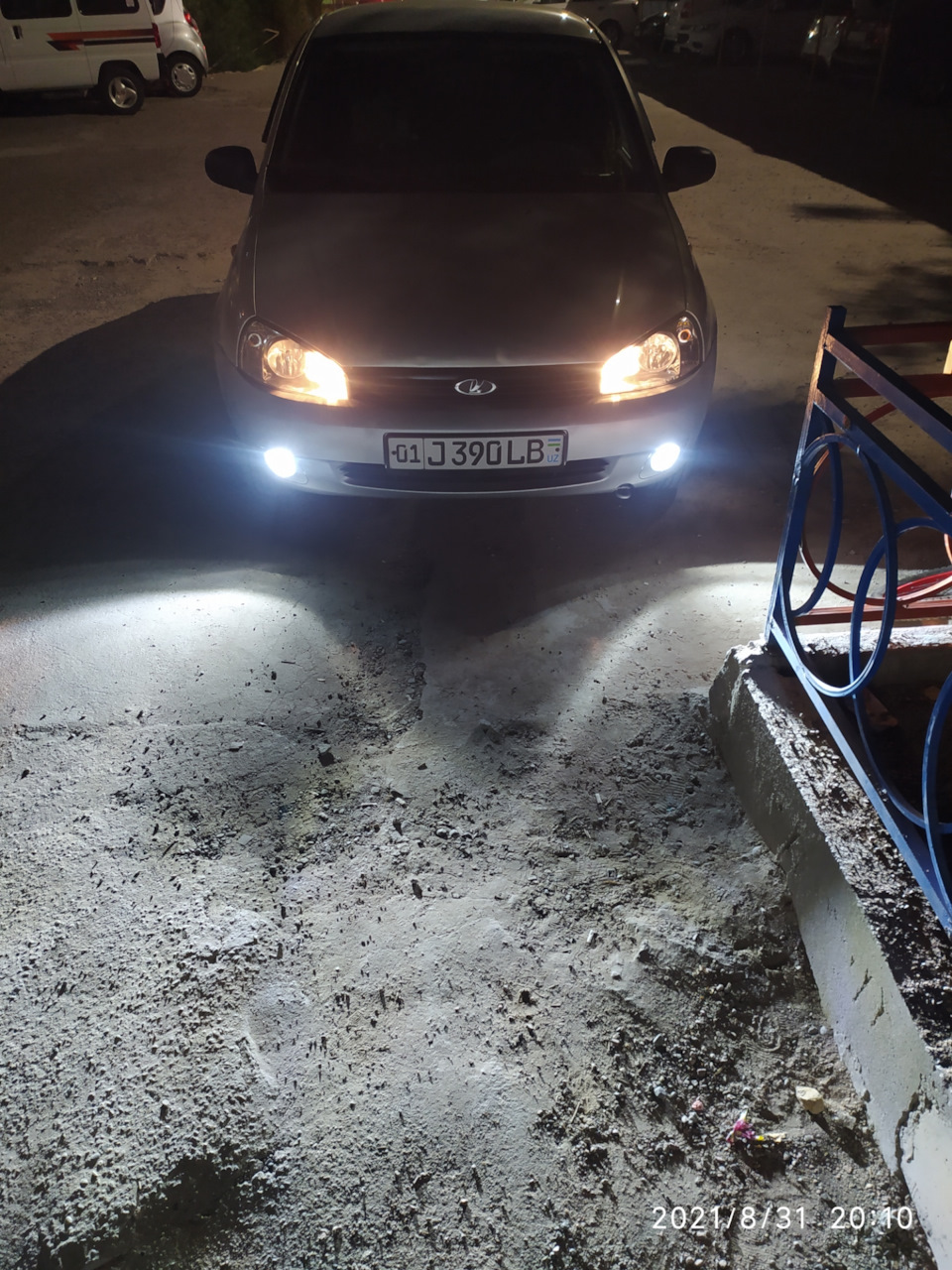 Led в противотуманки . — Lada Калина седан, 1,6 л, 2007 года | просто ...