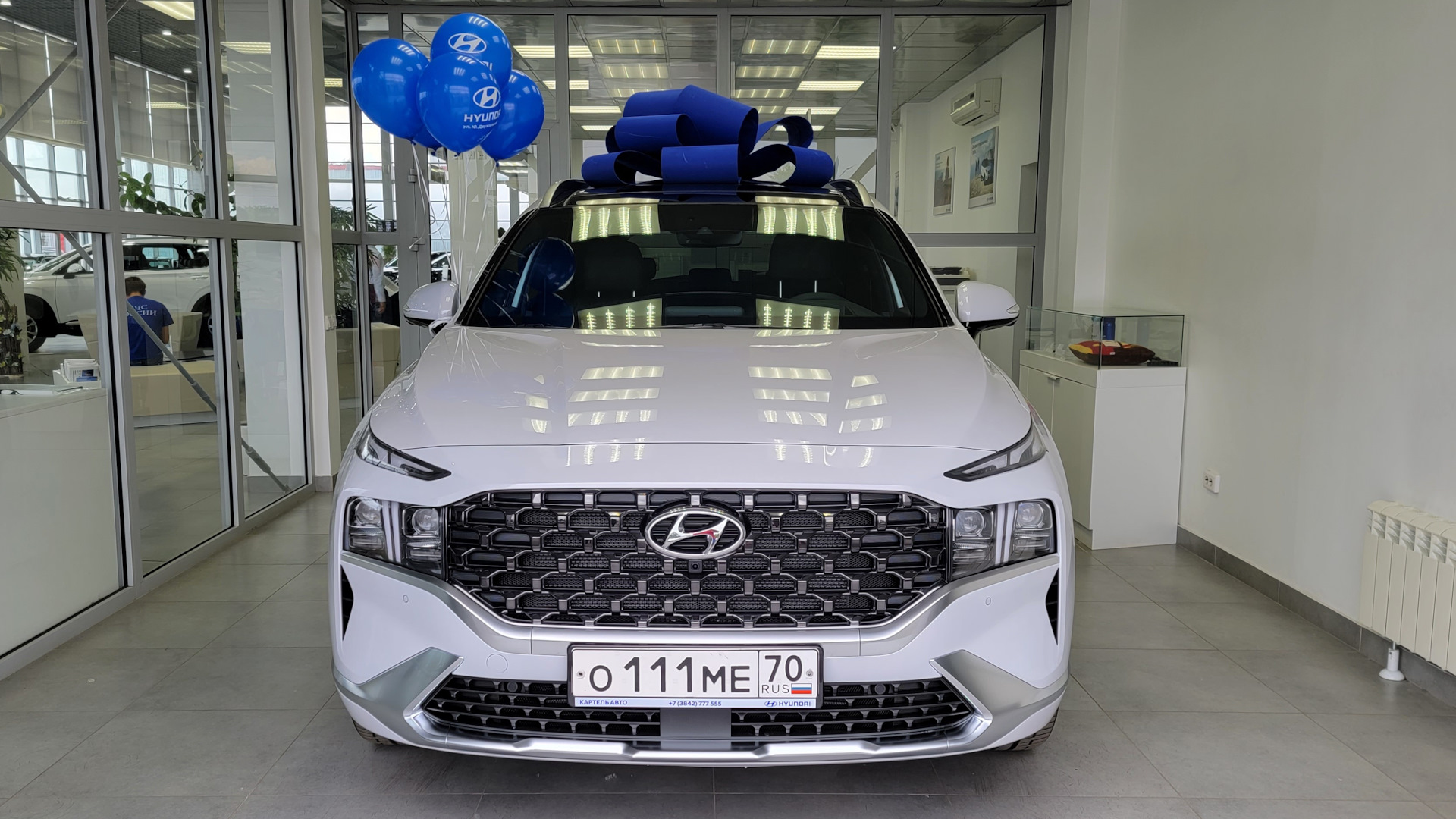 Hyundai Santa Fe (4G) 3.5 бензиновый 2021 | Зефирка 3.5 Calligraphy на  DRIVE2