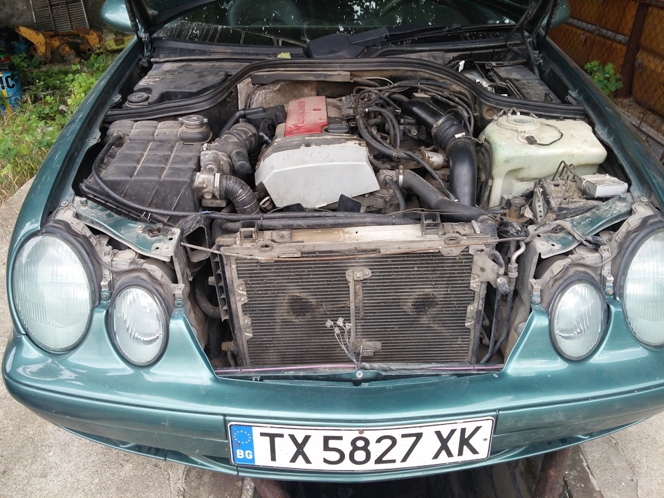 Промыл интеркулер — Mercedes-Benz CLK (W208), 2,3 л, 2000 года | своими ...