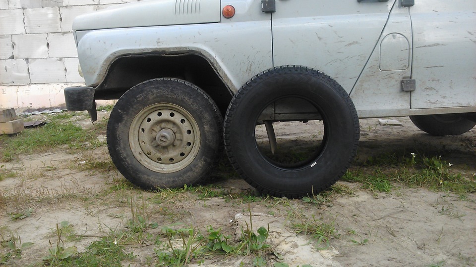 Приехали колеса — УАЗ 3151, 2,9 л, 2007 года | шины | DRIVE2