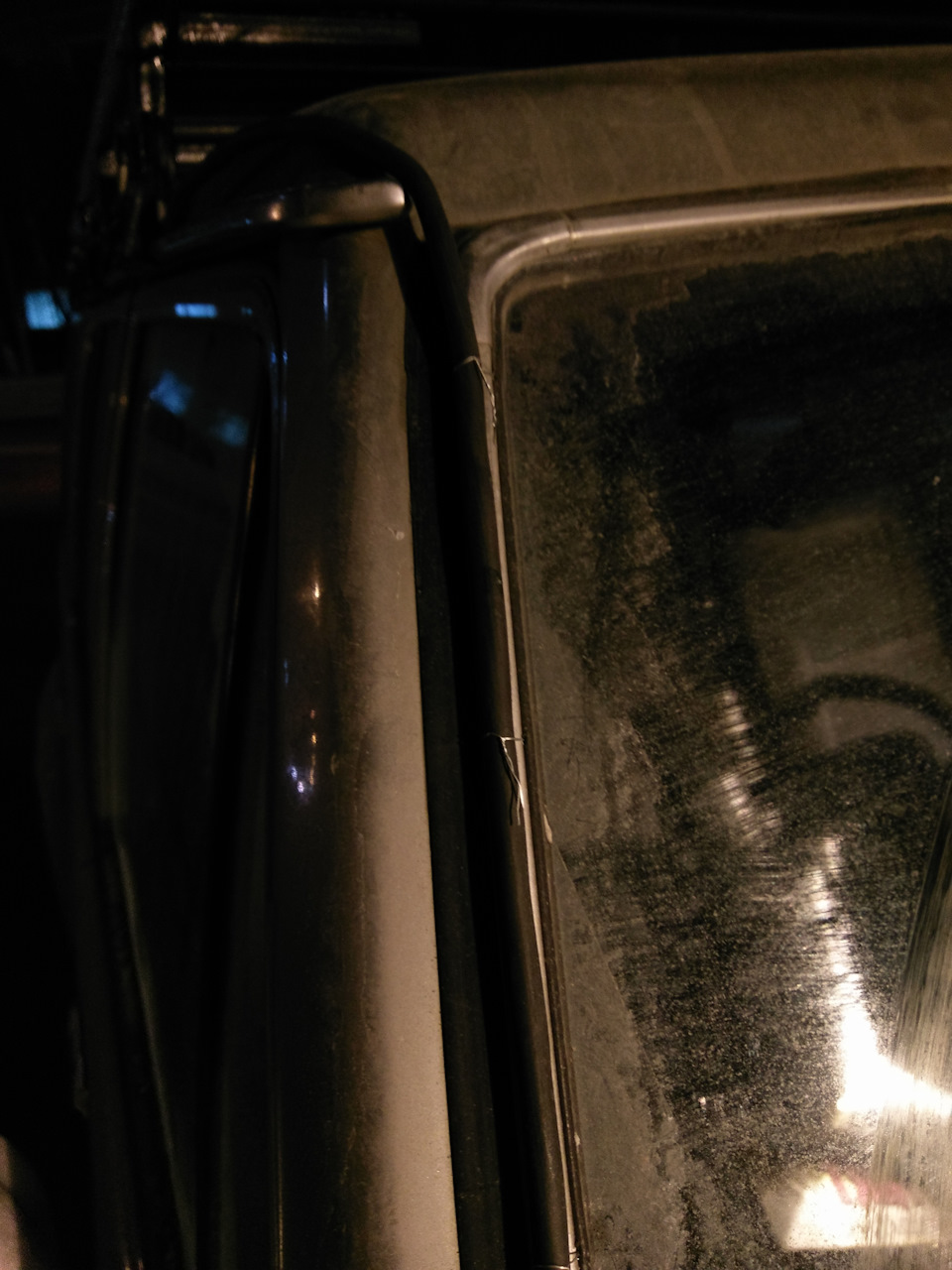 Временное подключение светодиодной балки — Hyundai Galloper, 2,5 л ...