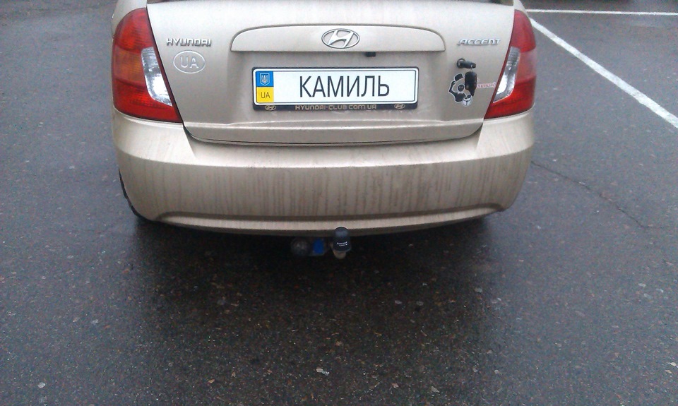 сувенирные автономера — Hyundai Accent (3G), 1,4 л, 2009 года | другое ...