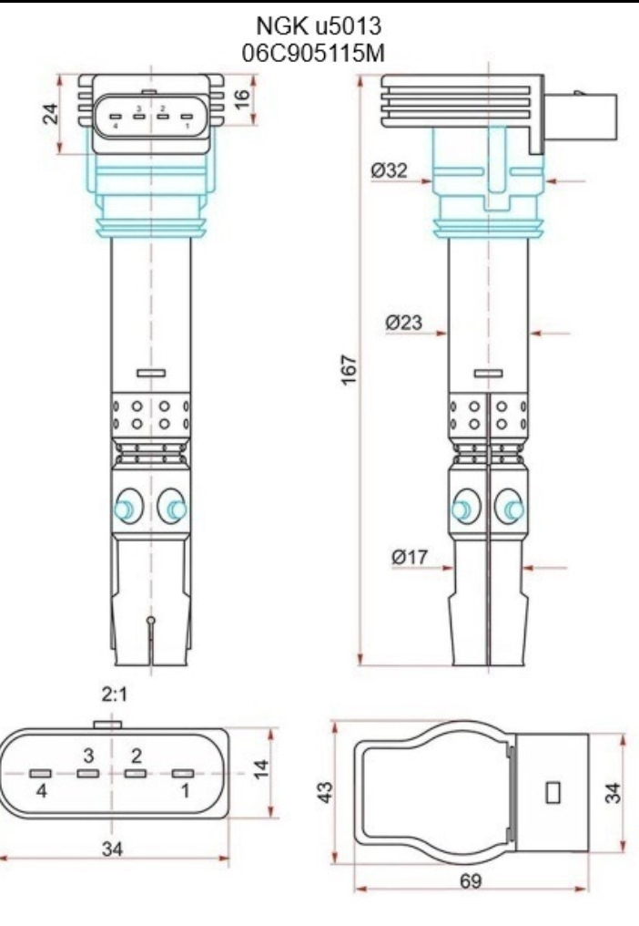 Схемка — Nissan Skyline (R32). Запчасти на фото: U5013, 06C905115M