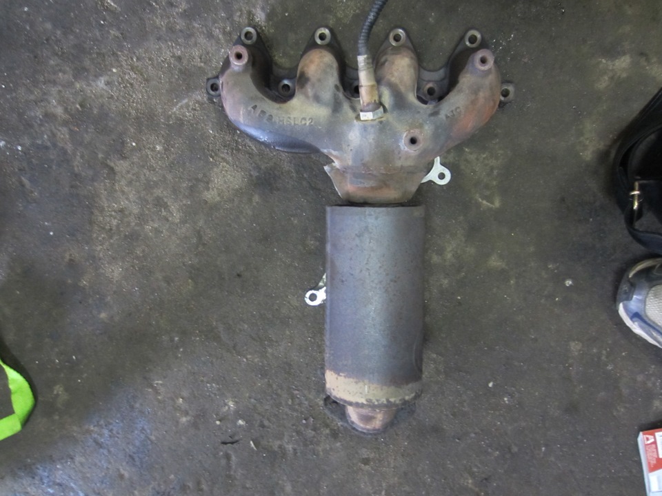 Прогорел выпускной коллектор (катализатор) ((((((((( Замена на б/у ...