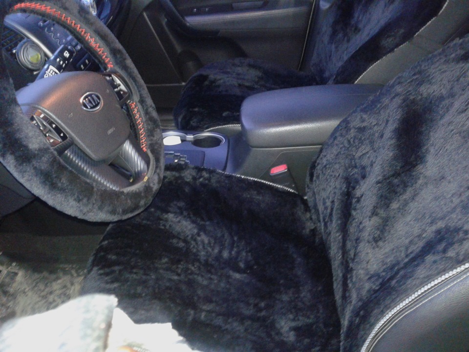 Накидки из натуральной Овечьей шерсти…итог — KIA Sorento (2G), 2,4 л ...