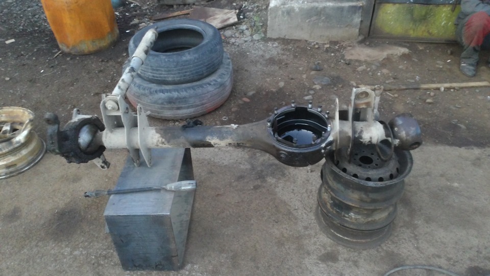 Передний мост от У61 — понеслась! — Nissan Patrol, 2,9 л, 1989 года ...