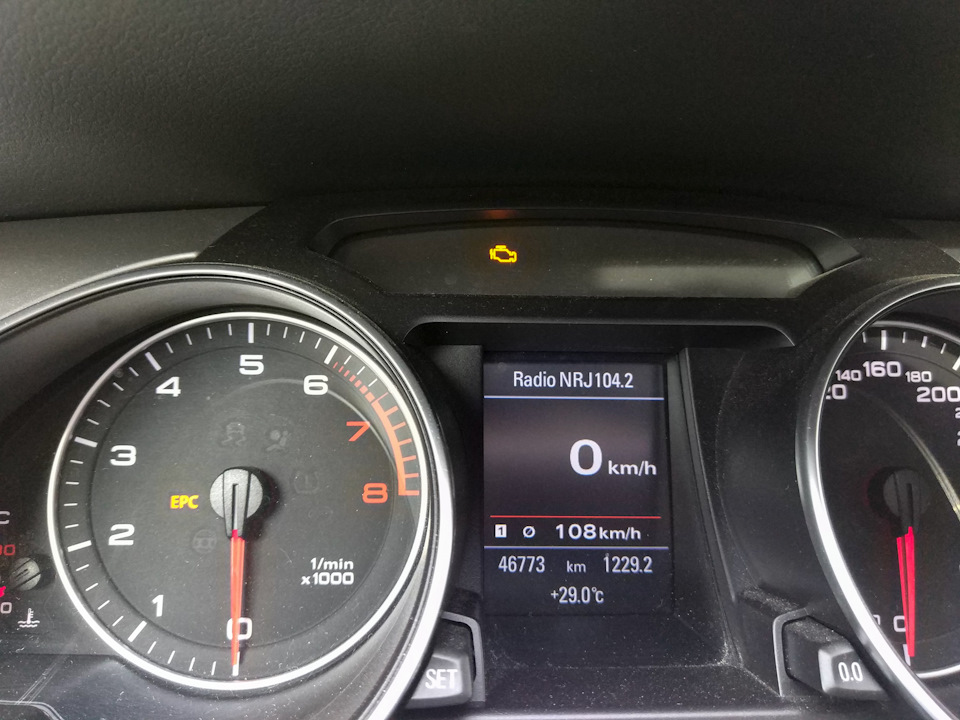 Средняя 108, это значит реально я ехал почти везде где можно 140-160. — Audi A5 (1G)