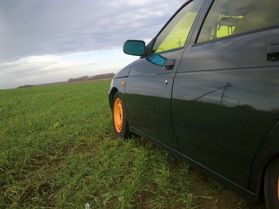 Фото "желтая тонировка" — Lada 21121, 1,6 л, 2005 года | фотография ...