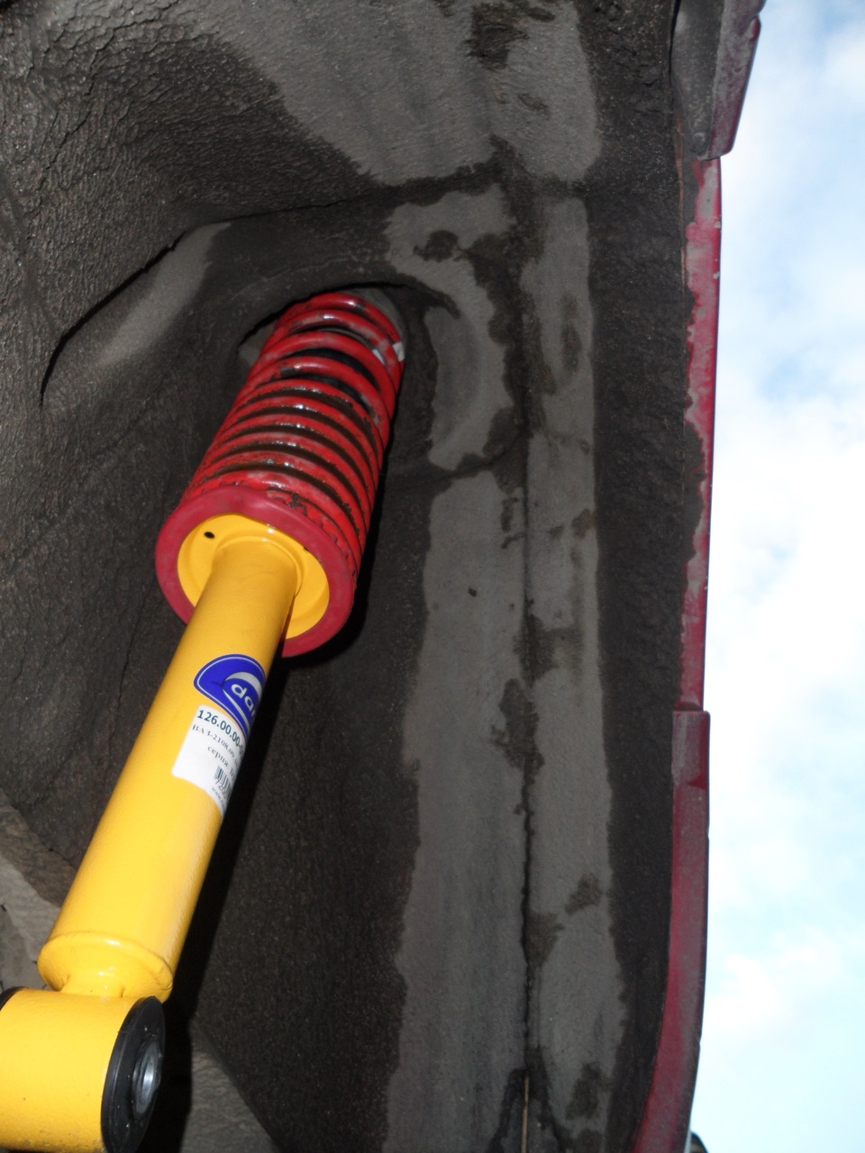 Отчет о установке подвески DAMP -50 — Lada 2114, 1,6 л, 2008 года ...