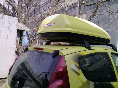 3a60abu 480 бокс на крышу peugeot 107