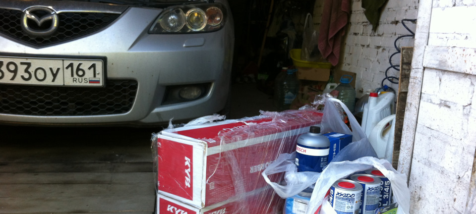 #8 (ТО) Малость вложений — Mazda 3 (1G) BK, 1,6 л, 2008 года | визит на ...