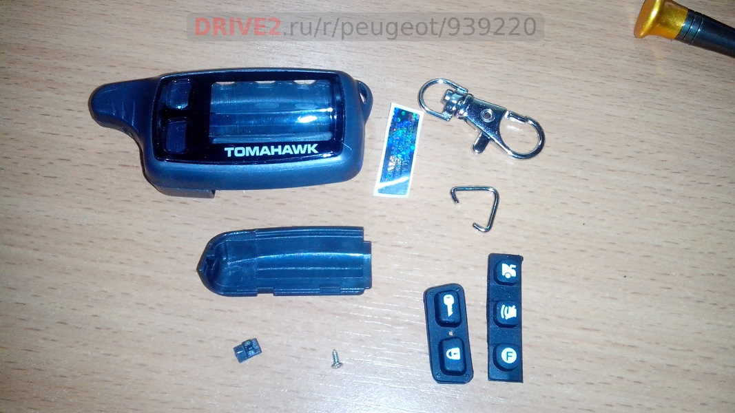 Tomahawk LR950LE в новый корпус — Peugeot 206, 1,4 л, 2003 года ...