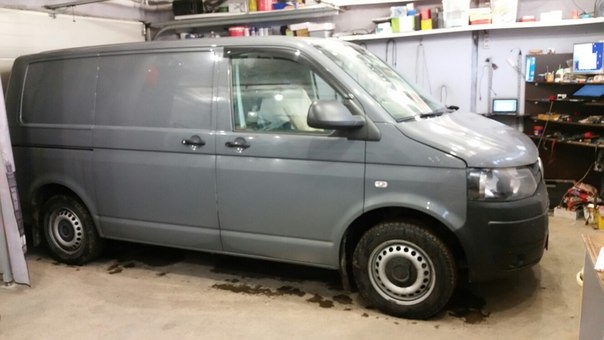 Volkswagen Transporter (Фольксваген Транспортер) 2,0МТ TDI 2014г — чип ...