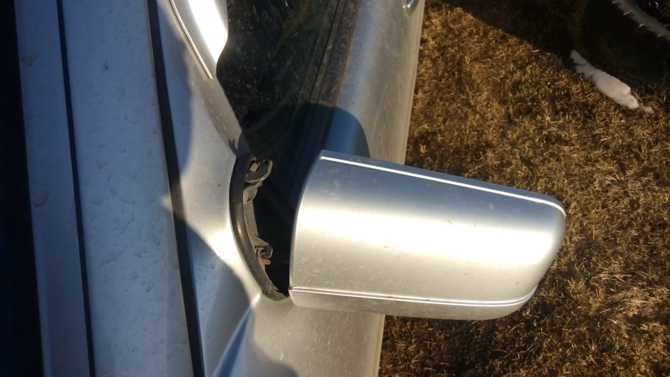 установка нового контрактного зеркала — Mercedes-Benz E-class (W210), 3 ...