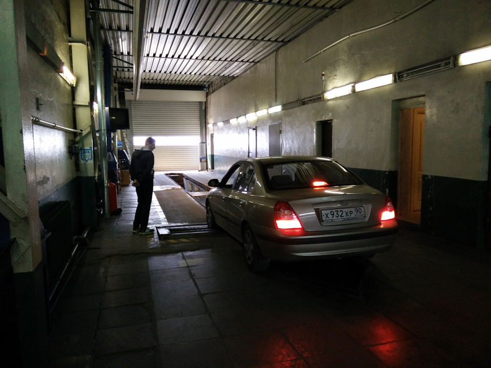 Диагностика подвески Febest на стенде — Hyundai Elantra (3G), 1,6 л ...