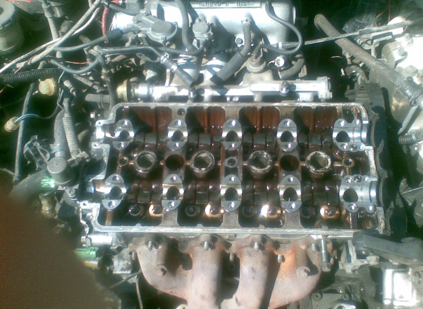 Снятие ГБЦ — Honda Integra (DA5-DA9/DB1-DB2), 1,6 л., 1991 года ...