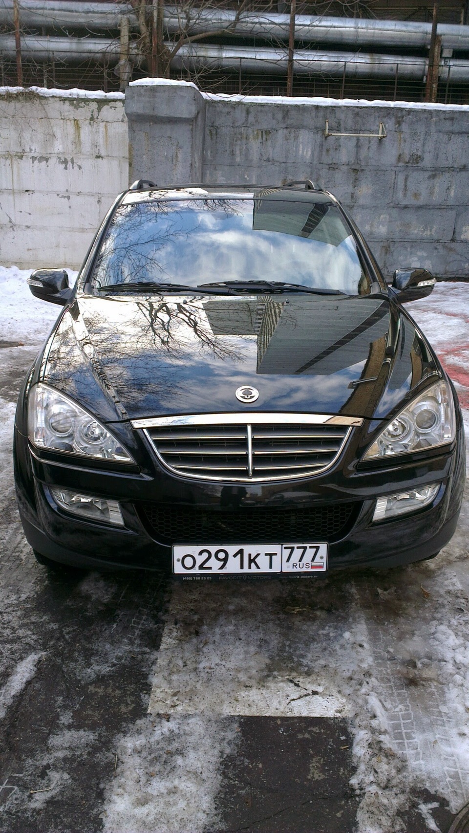Накладки зеркал с повторителями по воротников . — SsangYong Kyron, 2 л ...
