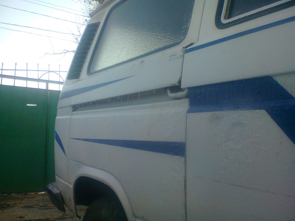 Надо подрегулировать сдвижную дверь — Volkswagen Transporter T3, 1,8 л ...
