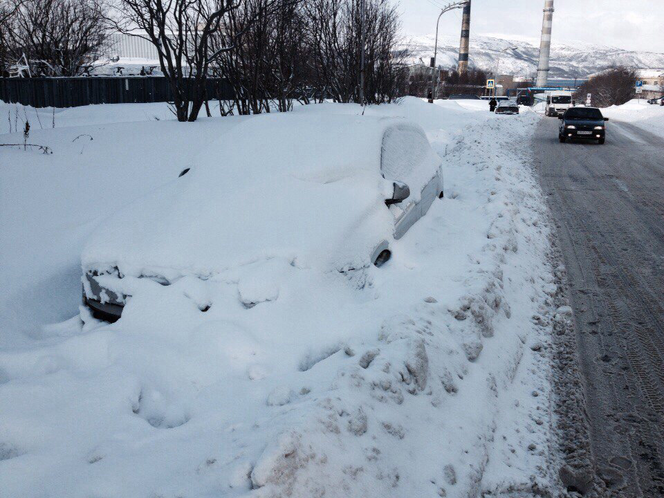 Это Мурманск детка:) — Renault Laguna III, 1,5 л., 2008 года | прикол ...