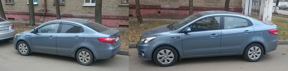 Отличие размеров киа рио 3 седан от хэтчбека