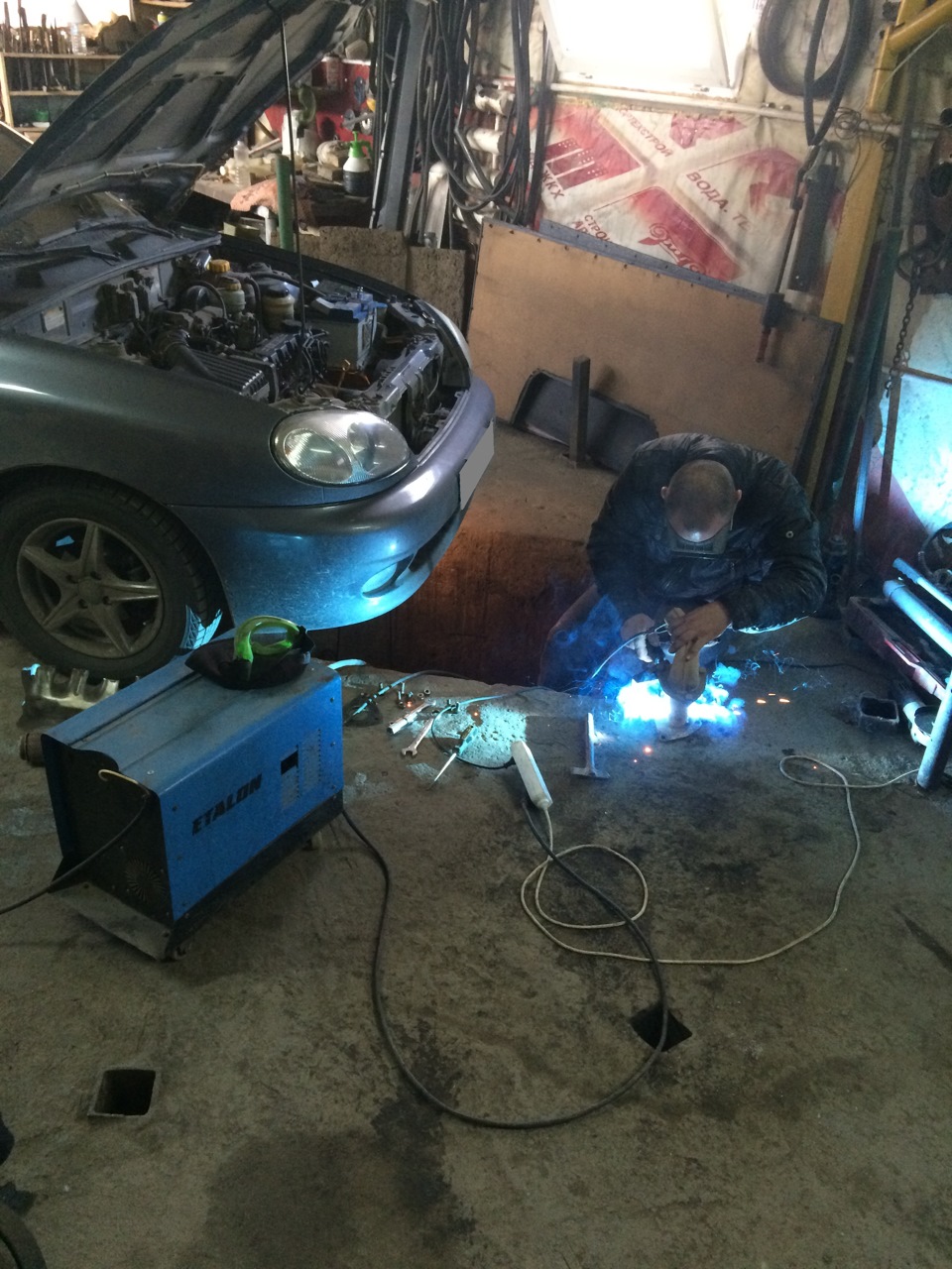 Сечет в районе катализатора. Диагностика. Лечение. — Chevrolet Lanos, 1 ...