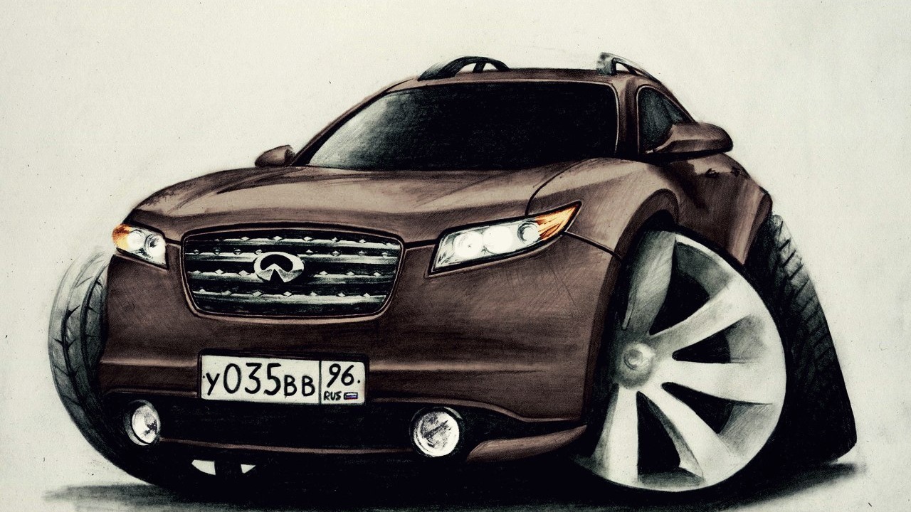 Рисунки 35. Инфинити ФХ 35 рисунок. Инфинити fx35 карандашом. Infiniti fx35 рисунок. Инфинити fx35 раскраска.