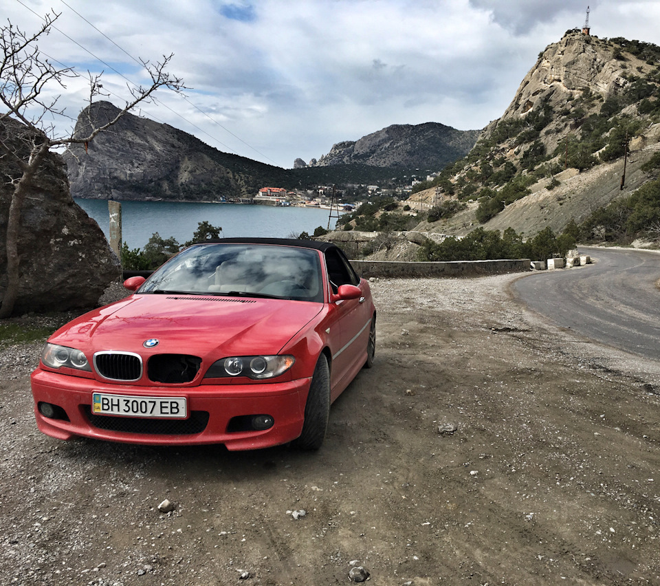 2000 км Одесса-Севастополь-Бахчисарай-Алушта-Судак — BMW 3 series  Convertible (E46), 2 л, 2005 года | путешествие | DRIVE2