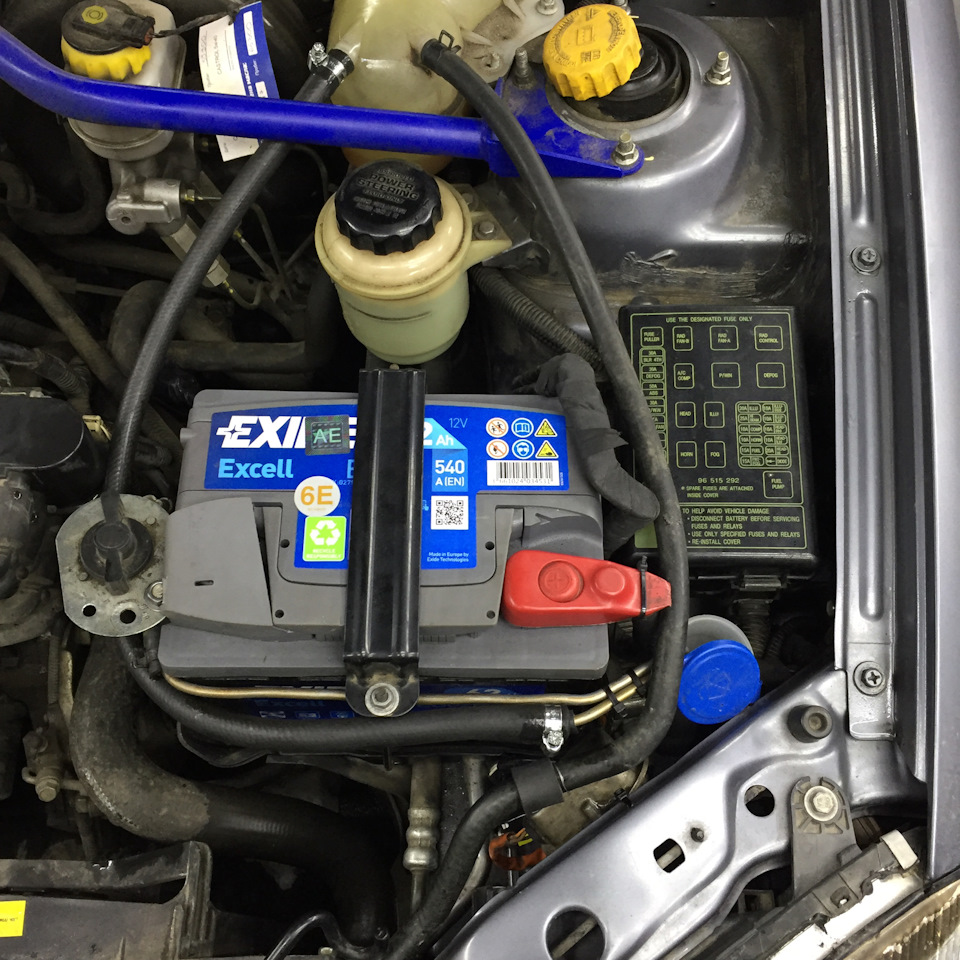 Подогрев бочка омывателя лобового стекла — Chevrolet Lanos, 1,5 л, 2008 ...