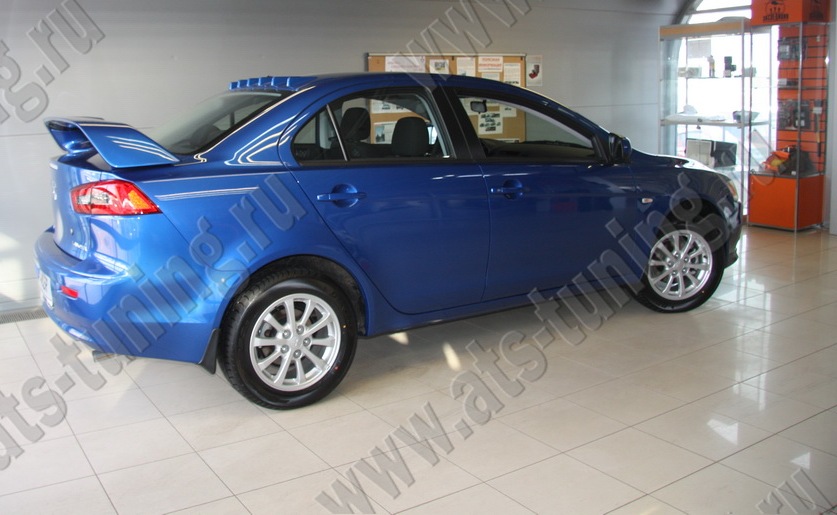 Спойлер — Mitsubishi Lancer X, 1,8 л, 2008 года | аксессуары | DRIVE2