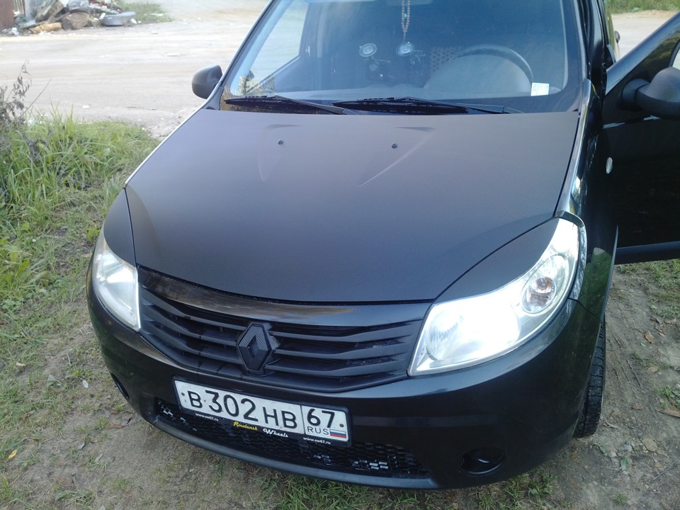 Реснички фар и капот ))) — DRIVE2