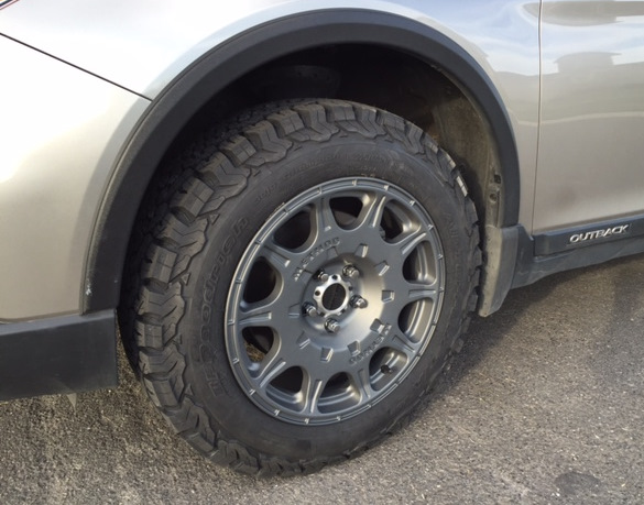 235/60R18 — Subaru Outback (BS), 2,5 л, 2016 года | шины | DRIVE2