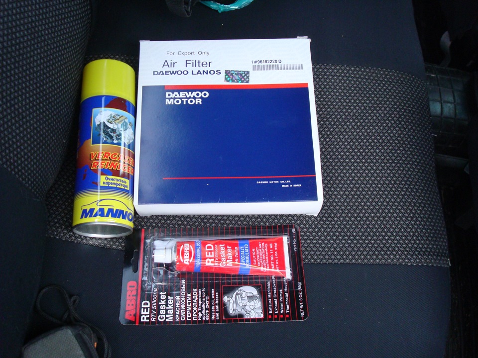Чистка дроссельной заслонки — Daewoo Lanos, 1,5 л., 2003 года ...