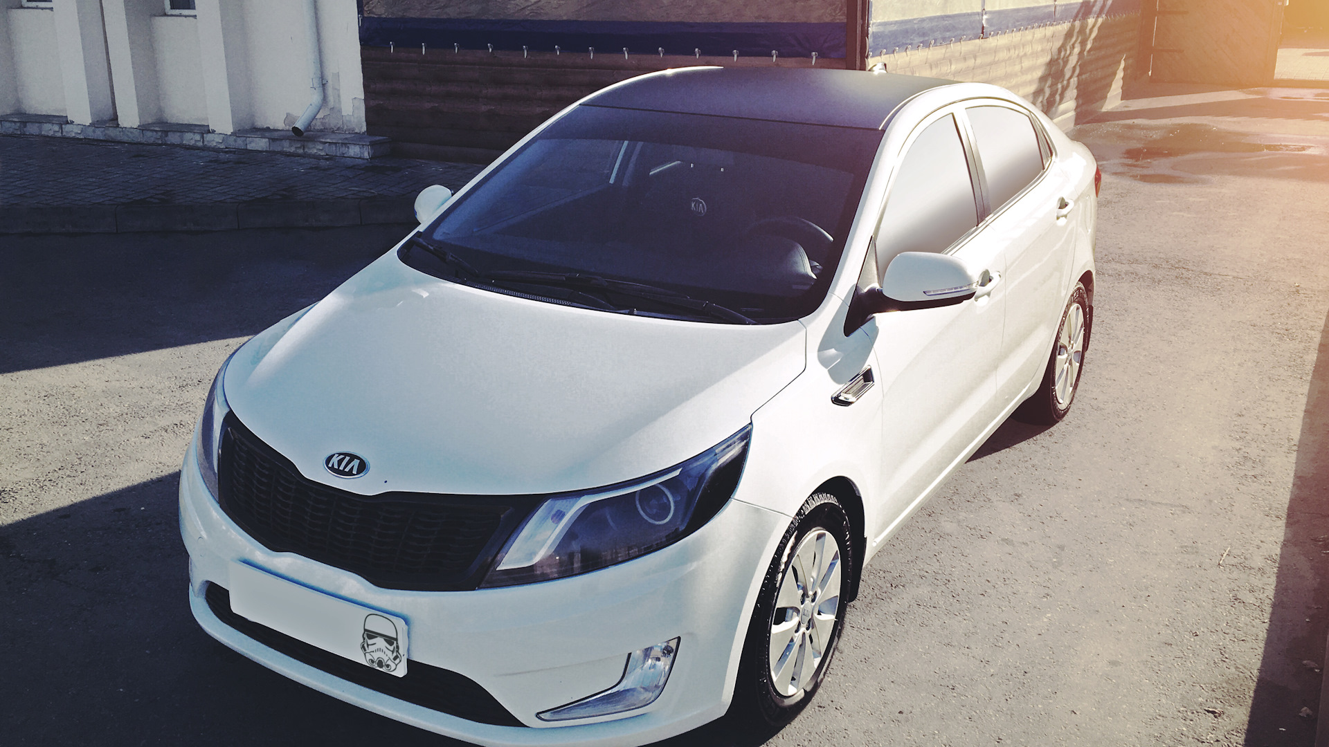 KIA Rio (3G) 1.6 бензиновый 2014 | 🇷🇺White Штурмовик🇷🇺 на DRIVE2