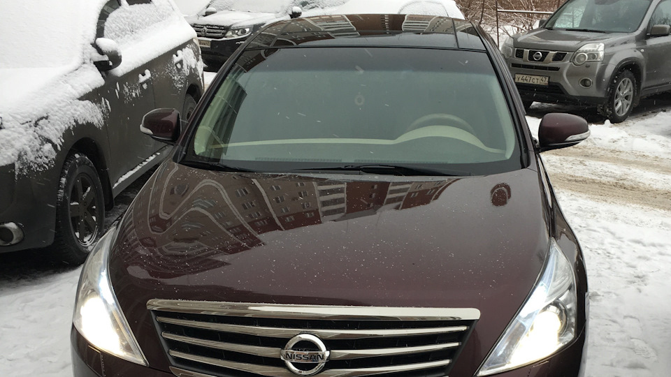 Веерные форсунки омывателя лобового стекла — Nissan Teana (J32), 2,5 л ...