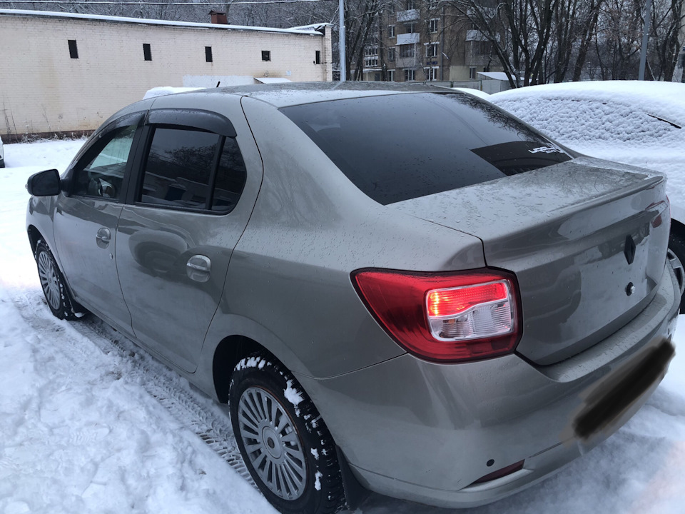 Затонировался — Renault Logan (2G), 1,6 л, 2015 года | тюнинг | DRIVE2